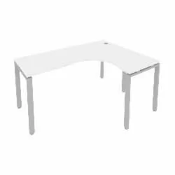 Стол письменный METAL SYSTEM Б.СА-4 Пр Белый/Серый