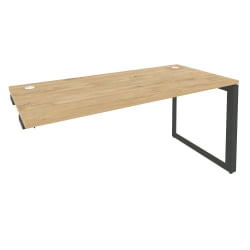 Стол-приставка на О-образном м/к к опорным элементам ONIX O.MO-SPR-4.7 Тиквуд Светлый/Антрацит