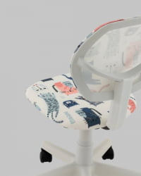 Кресло ЛОЛО Cats пластик белый