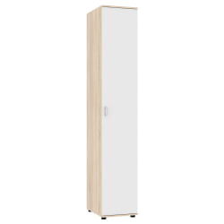 Шкаф распашный Алиса (H2) 2230х400х540 ручка скоба 96мм (ДСС-Белый)