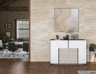 Кабинет руководителя Sirio № 1 Вольфрам Дуб Тоскана Белый