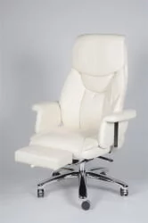 Кресло офисное Парламент H-2021-70-5 ivory leather Слоновая кость