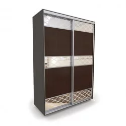 Шкаф-купе 2-х дверный Акцент-Лайн КР 1600х600  Венге