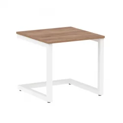 Журнальный стол HOME OFFICE VR.SP-2-58.G Дуб Табак/Белый металл