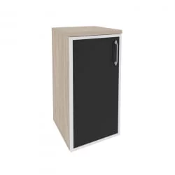 Шкаф низкий узкий левый ONIX O.SU-3.2R(L) black Дуб Аттик