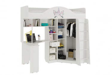 Детский комплекс Фэнтези MDF-08 белый рамух