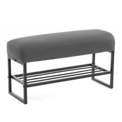 Банкетка-обувница Charli Lux/Чарли Люкс Charli Lux/Чарли Люкс БО экокожа , Sharp Графит