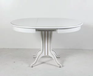 Стол деревянный Орион-5 (d1200) тон 1 с золотой патиной