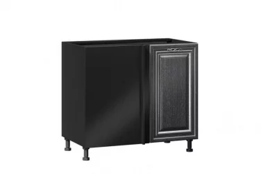 Тумба кухонная угловая 1000 Италия ЛД 275.216.000 Черный Дуб темный