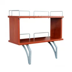 Полка задняя двухъярусная Polka_zz 1/600 (Polka_zz 7/600) Яблоня Бежевый