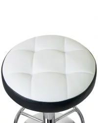 Барный стул DOBRIN BRUNO Бело-черный