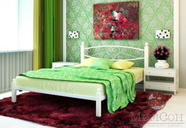 Кровать Каролина Lux 1400х1900 Белая