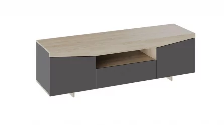ТВ тумба ТВ тип 1 Дуб Сонома/Графит Серый