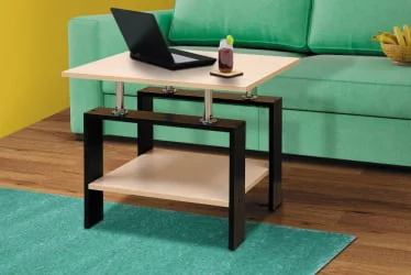 Кофейный столик журнальный №6 Ясень шимо светлый/Ясень шимо темный