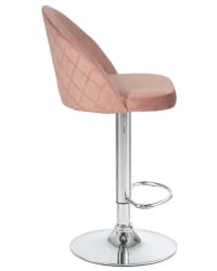 Стул барный DOBRIN MILANA (пудрово-розовый велюр (MJ9-32)) 2 шт