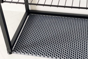 Обувница Краш LMN-13 черный муар/дуб крафт золотой