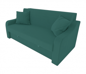 Диван Аккорд Большой (Berhouse) Цвет фасада: Азур Велюто 44; Тип: Прямой; Материал фасада: Металл/Велюр