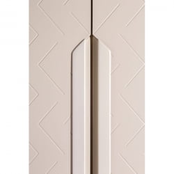 Шкаф двухстворчатый Сканди (ДС) Жемчужно-белый