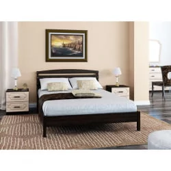 Односпальная кровать Камелия-1 200х90 Венге