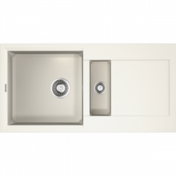 Мойка Omoikiri Sakaime 86-2-Wh Tetogranit/Белый