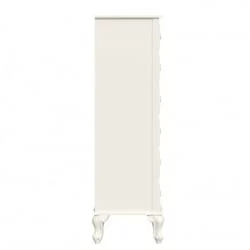 Комод высокий с 6 ящиками Луиза ЛД 665.085.000 Алебастр