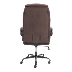 Кресло руководителя OREON metalBL велюр, коричневый, 6