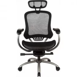 Кресло руководителя EChair-PICASSO-E 322023 Черное