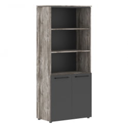 Шкаф с 1 комплектом глухих малых дверей MORRIS TREND MHC 85.5 Сосна Нордик Антрацит