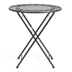 Стол Patio (PL08-11139) стальной сплав, черный, 70х75 см