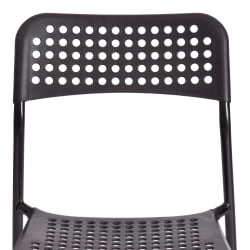 Металлический стул ADDE (mod. C-049) металл/пластик, 39 х 49 х 78 см, Black (черный)