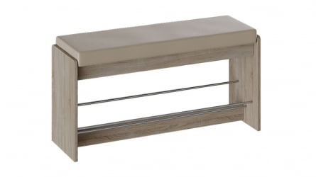 Тумба Тайм тип 2 Дуб Сонома трюфель/Кожзам бежевый