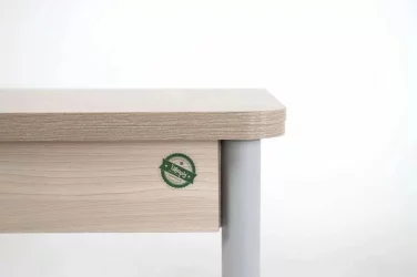 Маленький обеденный стол Прайм-3Р Ясень Шимо светлый