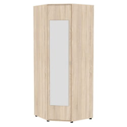 Шкаф распашный Алиса(H6_M2) 2230х854х854 с торцевой ручкой (ДСС)