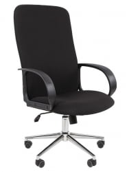 Офисное кресло Chairman 278 Черное Хром