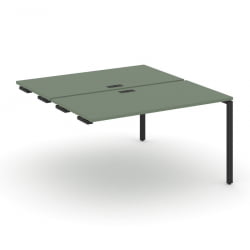 Двойной стол-приставка к опорным тумбам/шкафам CONCEPT CN.DSPR-003 Кобо Черный