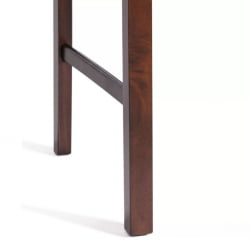 Стул обеденный Хадсон/Hudson (2 шт.в упаковке) дерево гевея/мдф, cappuccino (темный орех), ткань кор.-зол. (1505-9), 44x42x89 см