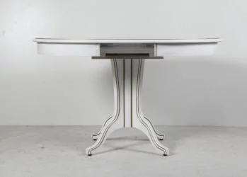 Стол деревянный Орион-5 (d1100) тон 1 с золотой патиной