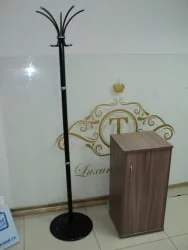 Вешалка для одежды напольная металлическая Классикс-ТМ (черный)