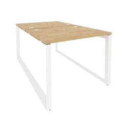 Рабочая станция на О-образном м/к ONIX O.MO-D.RS-2.1.8 Тиквуд Светлый/Белый