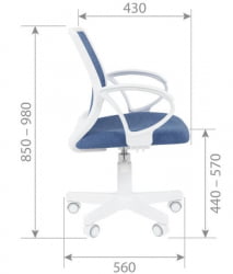 Детское кресло CHAIRMAN KIDS 112 велюр Лимон