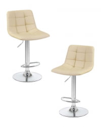 Стул барный DOBRIN TAILOR (кремовый) 2 шт