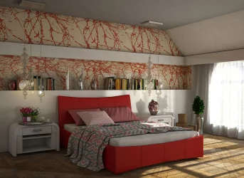 Кровать Stella Красный_68184