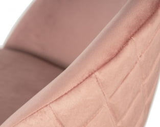 Стул барный DOBRIN MILANA (пудрово-розовый велюр (MJ9-32)) 2 шт