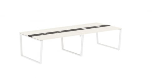 Стол переговорный EDIS EVCT 3114 Ясень Траун Мокко Белый