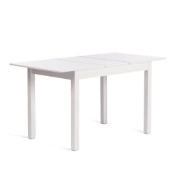 Стол MOSS раздвижной бук, мдф, 110+30 x 68 x 75 см, white (белый)