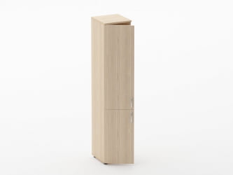 Шкаф высокий закрытый Glassy 6.19.13Л Орех