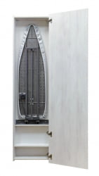 Шкаф с зеркалом Iron Box (правый) Беленый дуб