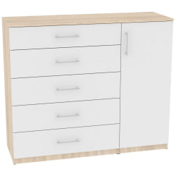 Комод Калисто(K41)1147х1352х468ручкарейлинг160мм(ДСС-Белый)