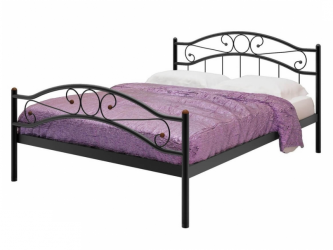 Кровать 120 на 190 Надежда plus 1200х1900 Черная