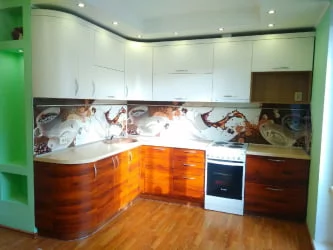 Глянцевый фартук (КОМПОЗИТ) KM 49